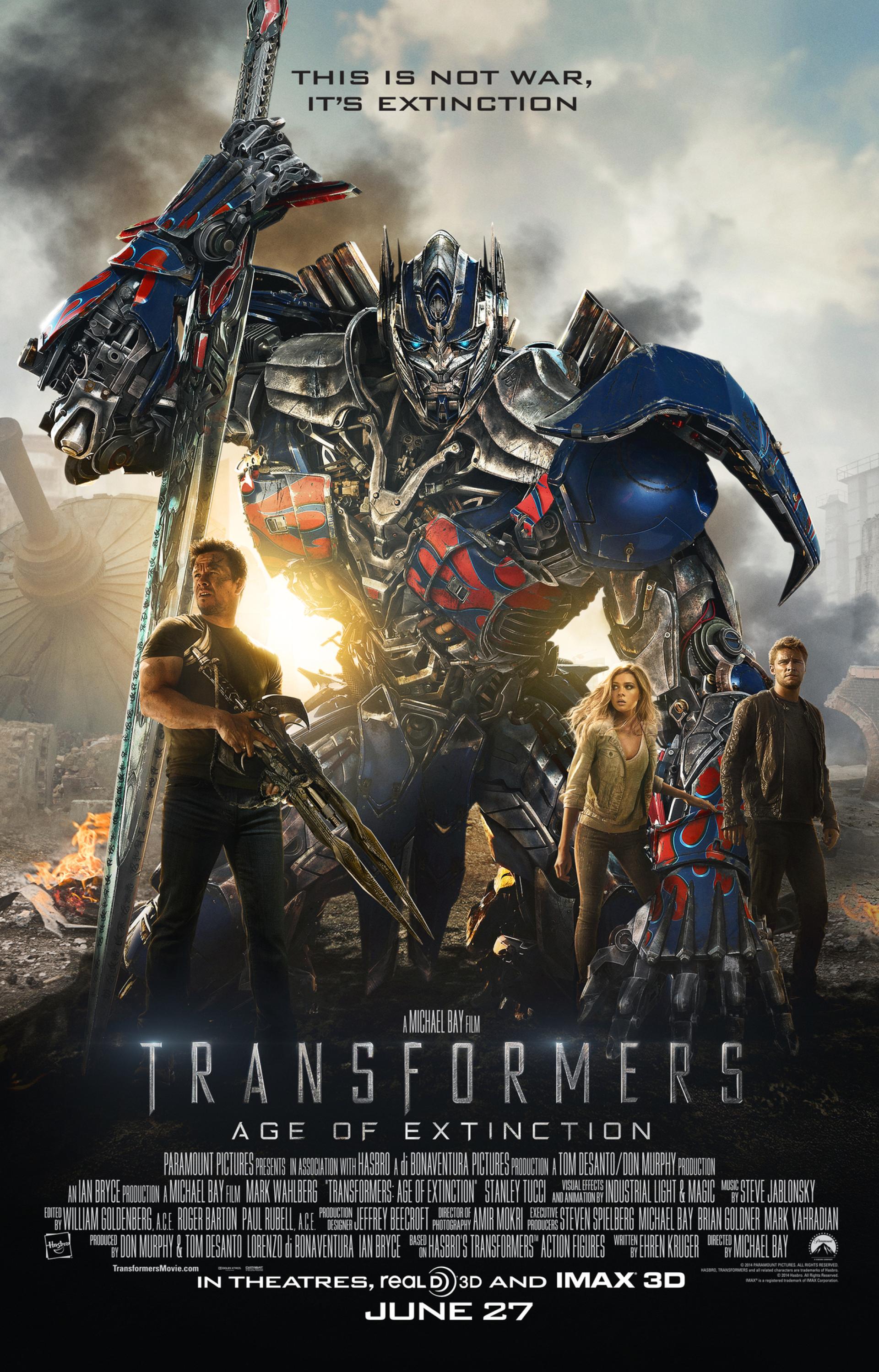 Transformers: Age of Extinction (2014) poster