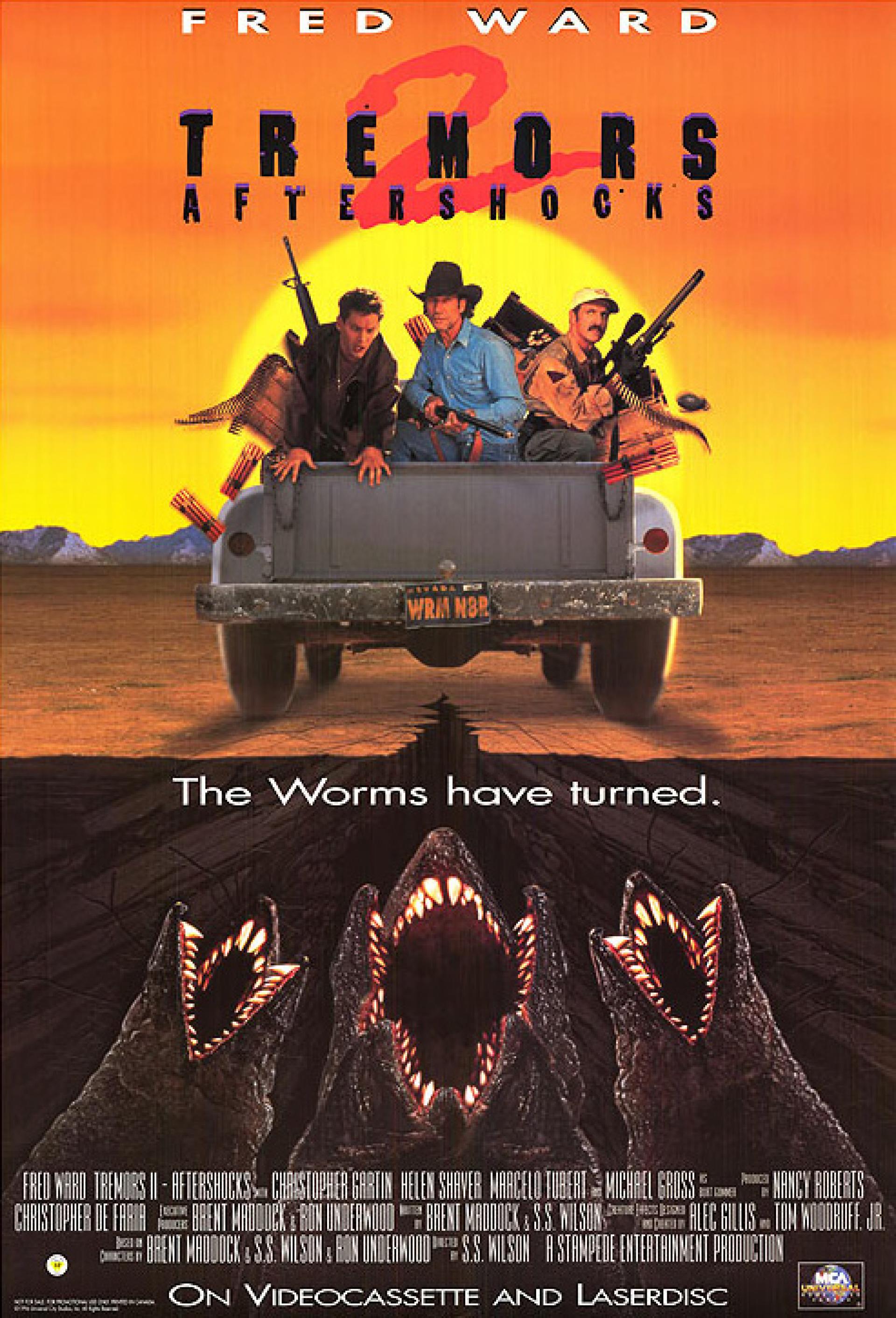 Tremors II: Aftershocks (1996) poster