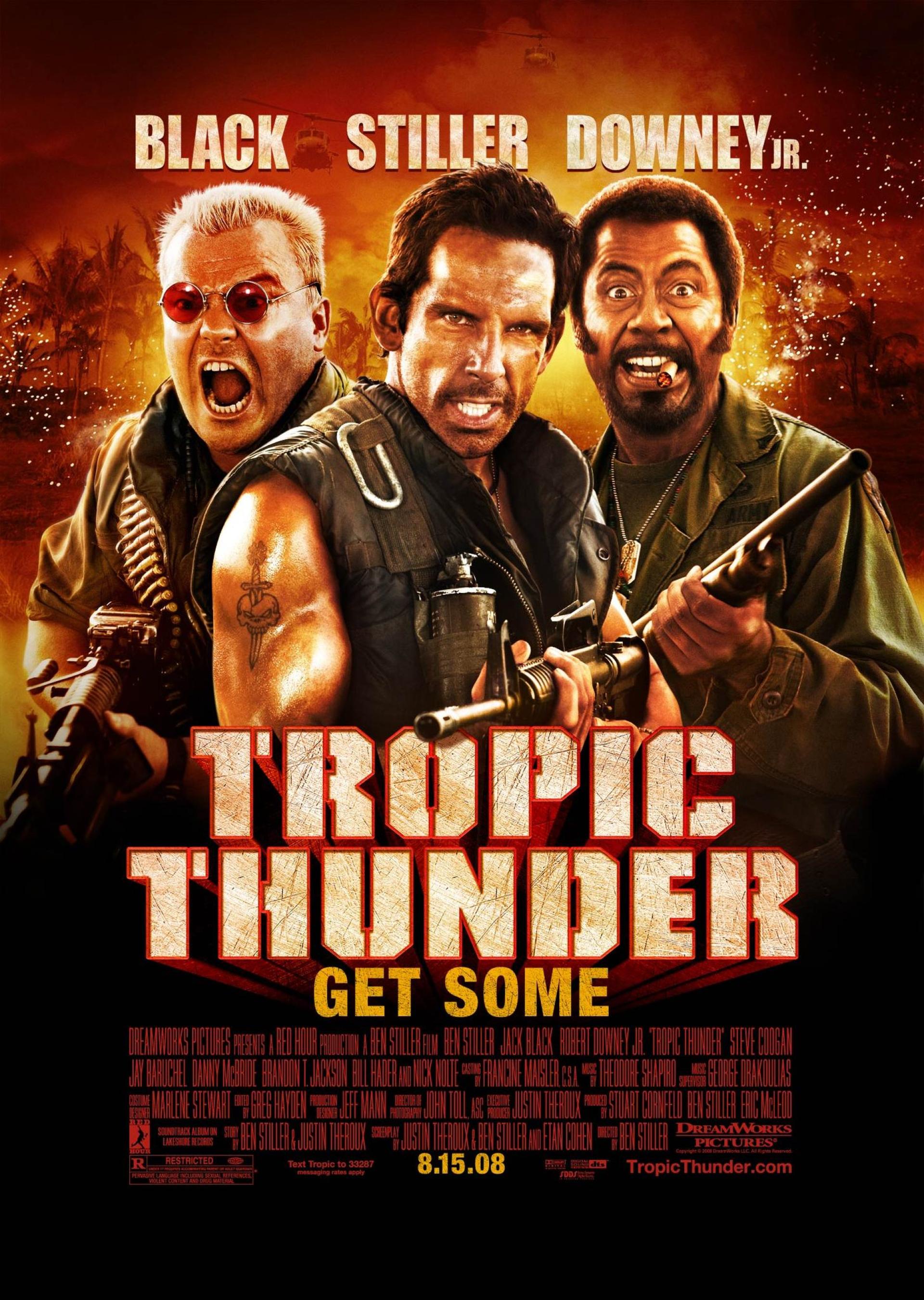 Tropic Thunder (2008) poster