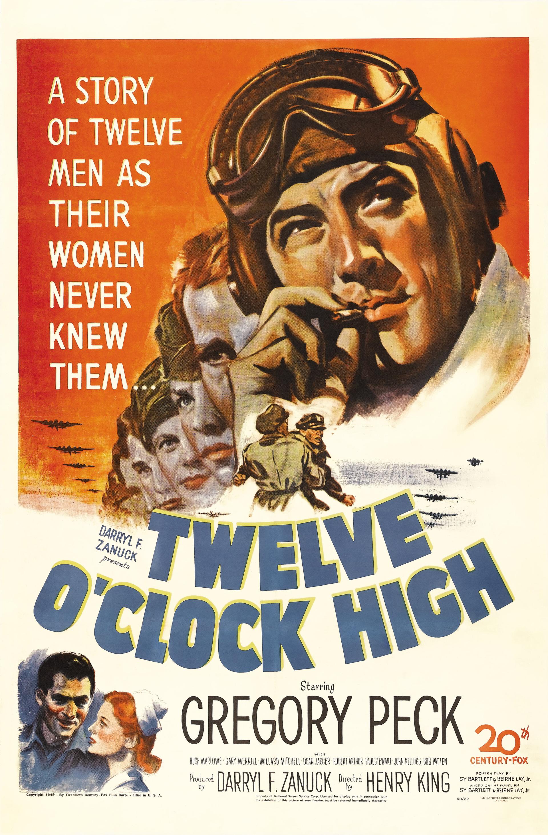 Twelve O'Clock High (1949) poster