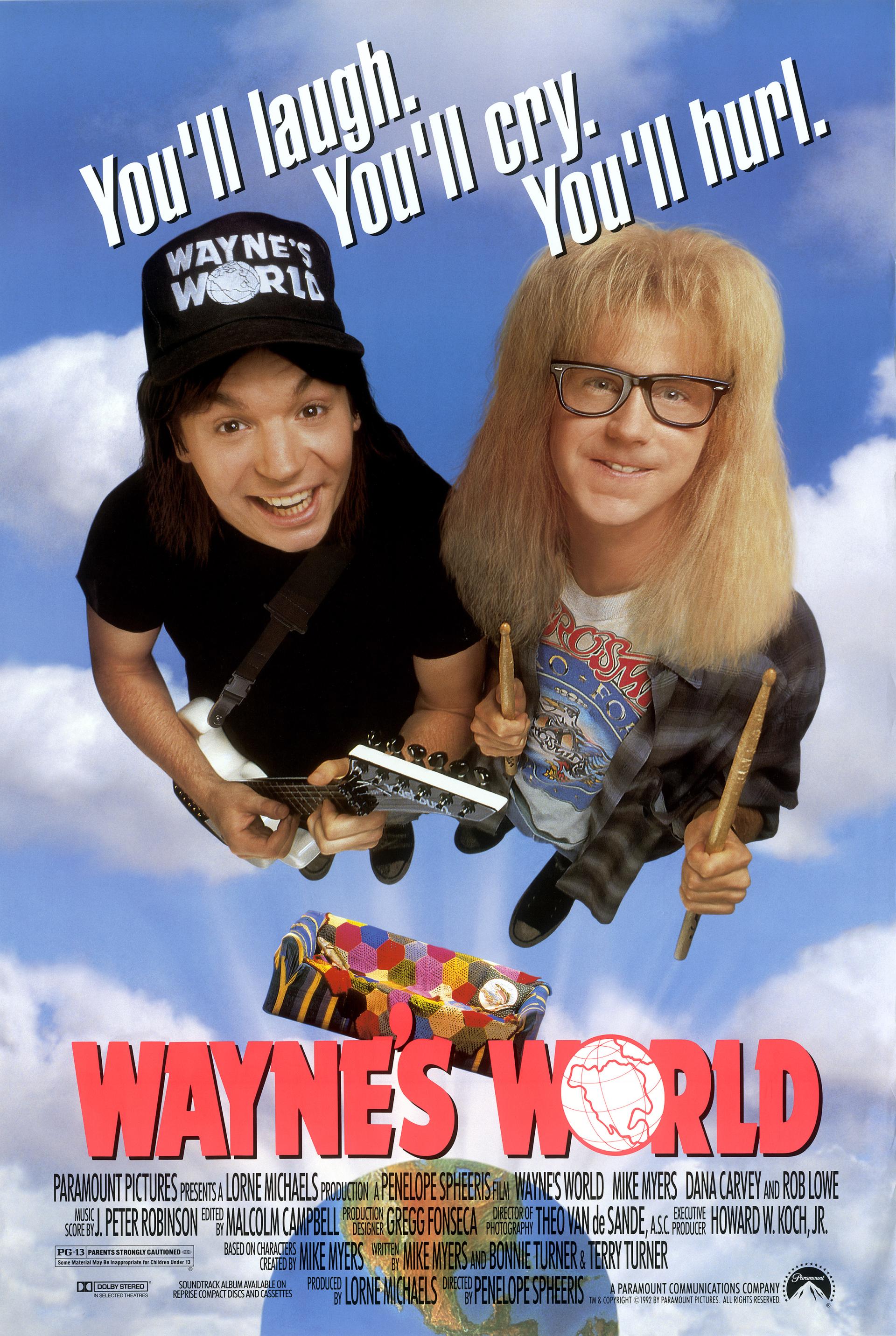Wayne's World (1992) poster