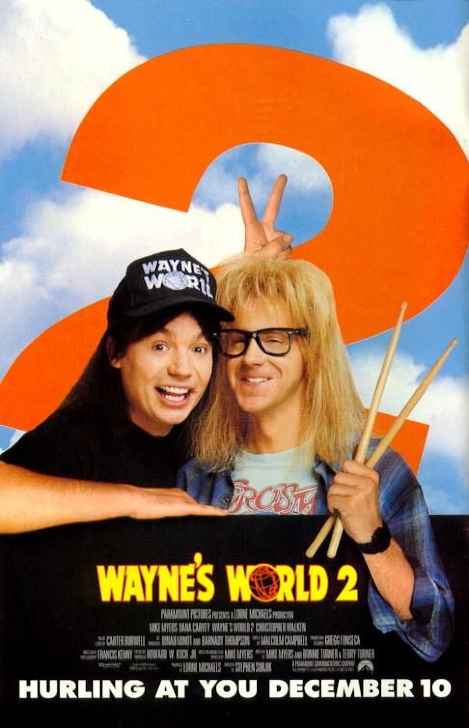 Wayne's World 2 (1993) poster