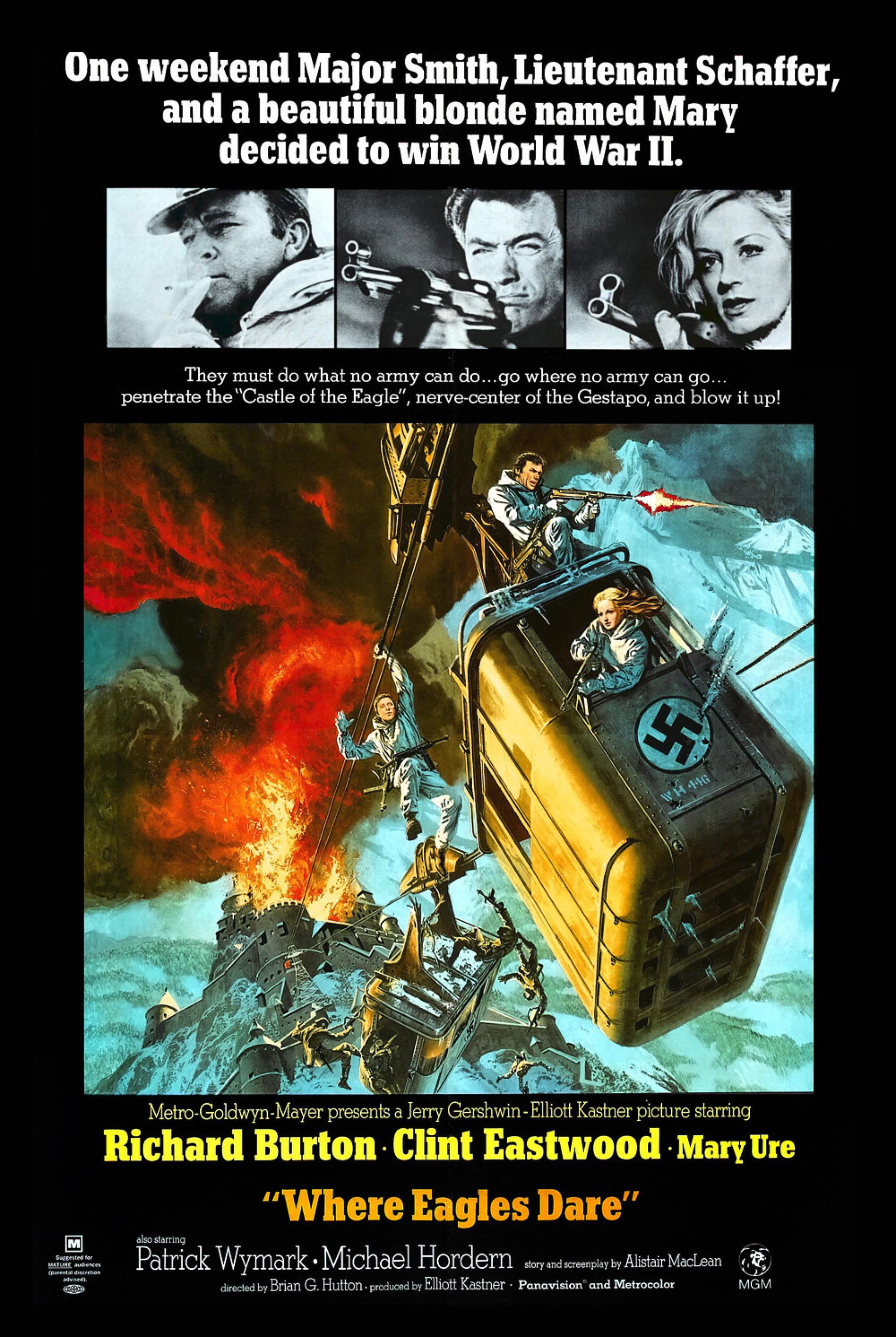 Where Eagles Dare (1968) poster