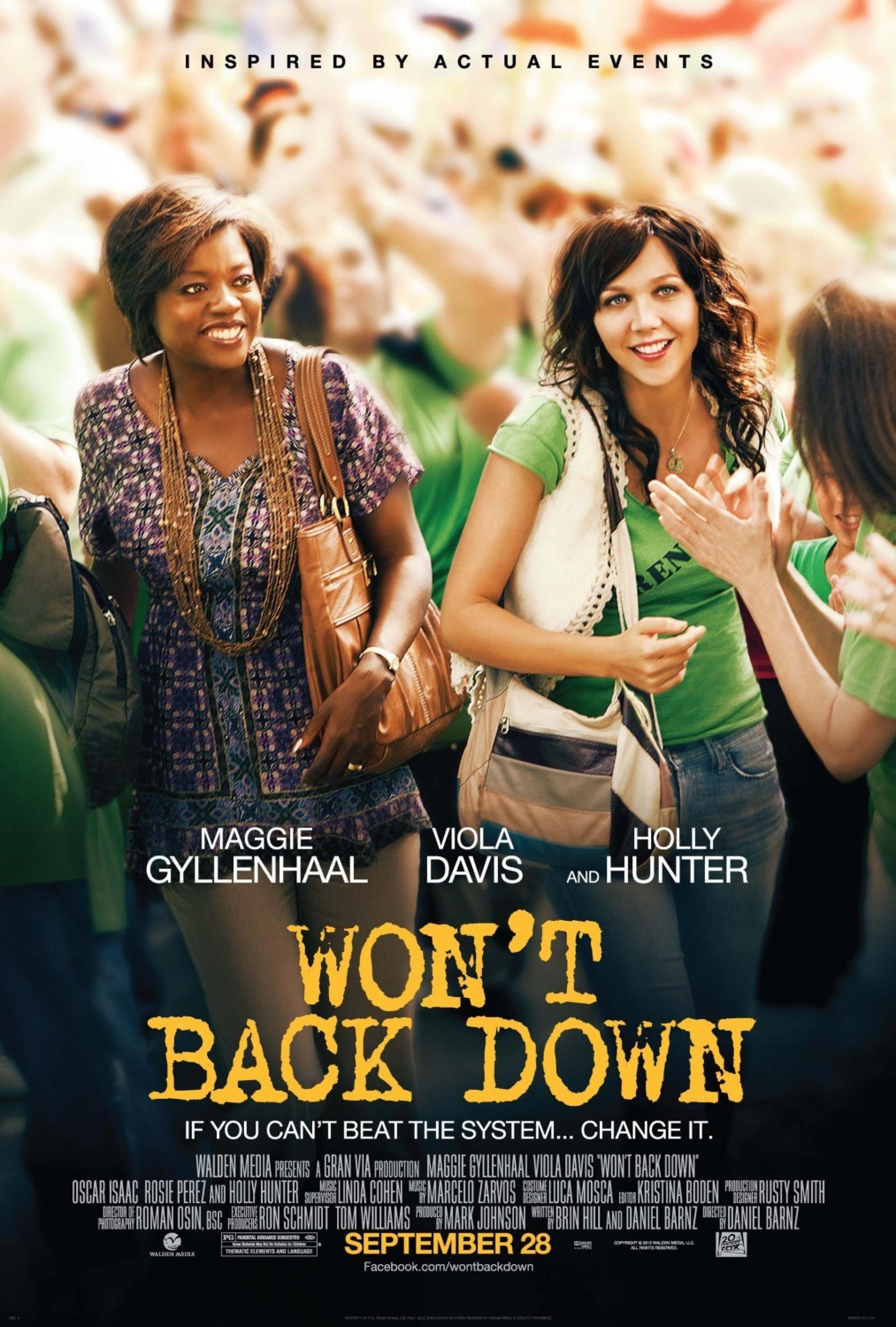 Won't Back Down (2012) poster