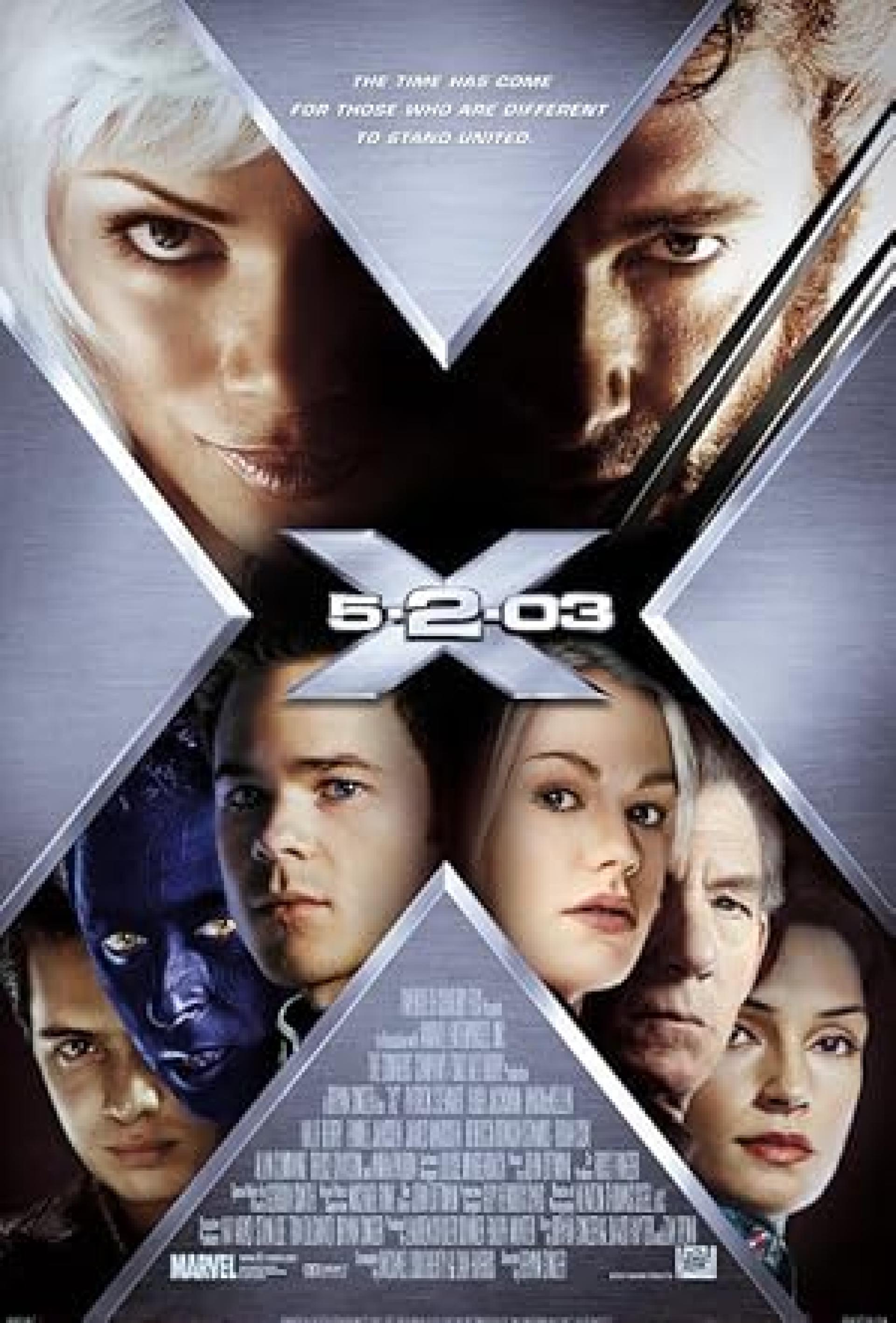 X2: X-Men United (2003) poster