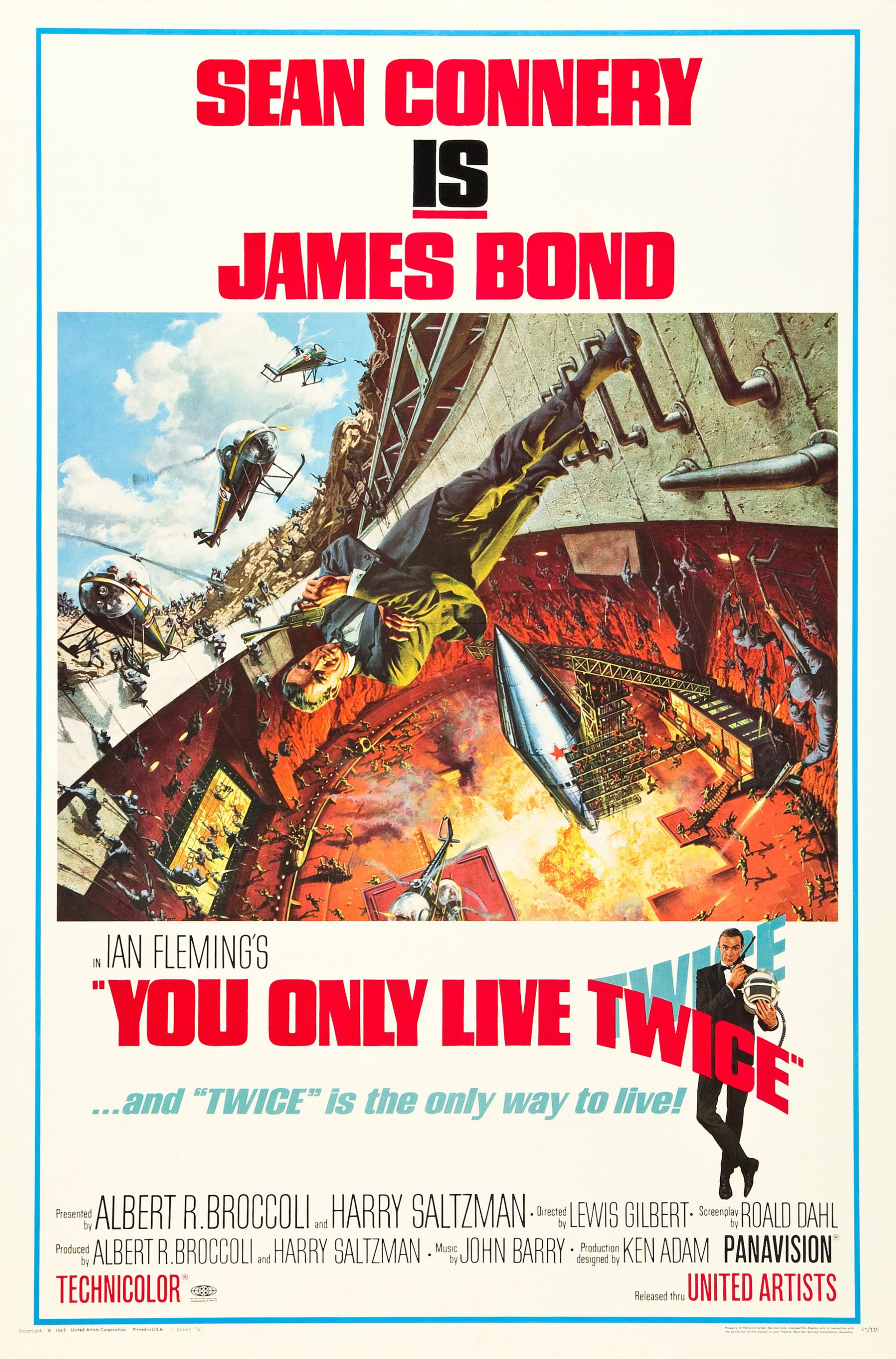 You Only Live Twice (1967) poster