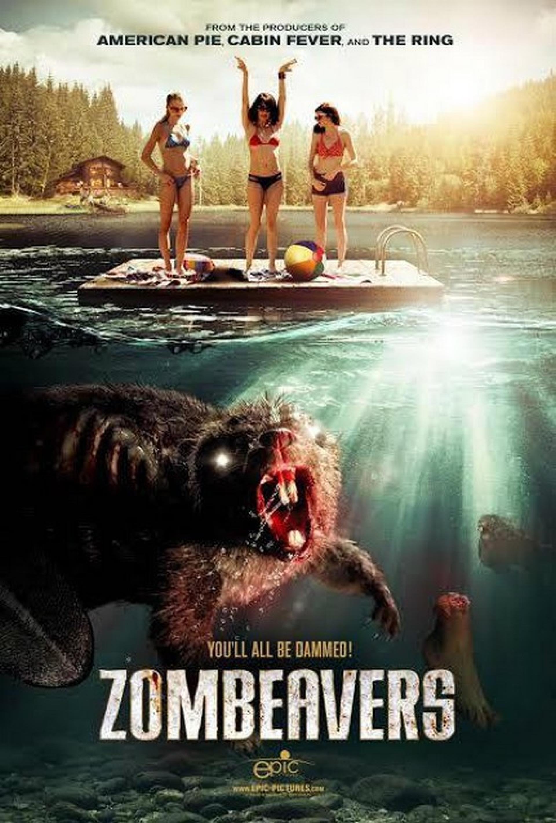 Zombeavers (2014) poster